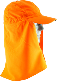 ON SITE SAFETY LEGIONNAIRE CAP - ORANGE 
